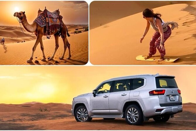 Camel Safari in Desert with Pickup and Drop off in Doha - Climbing onto the camel