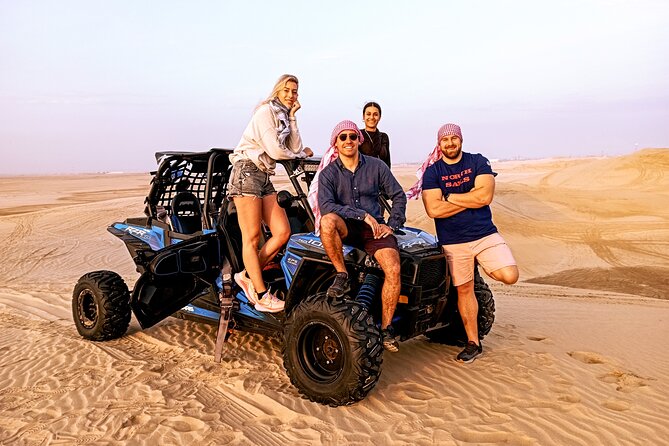 Desert Safari Dune Bashing Camel Ride Sand Surfing Atv or Buggy - Khor Al Udaid, where the dunes meet the sea