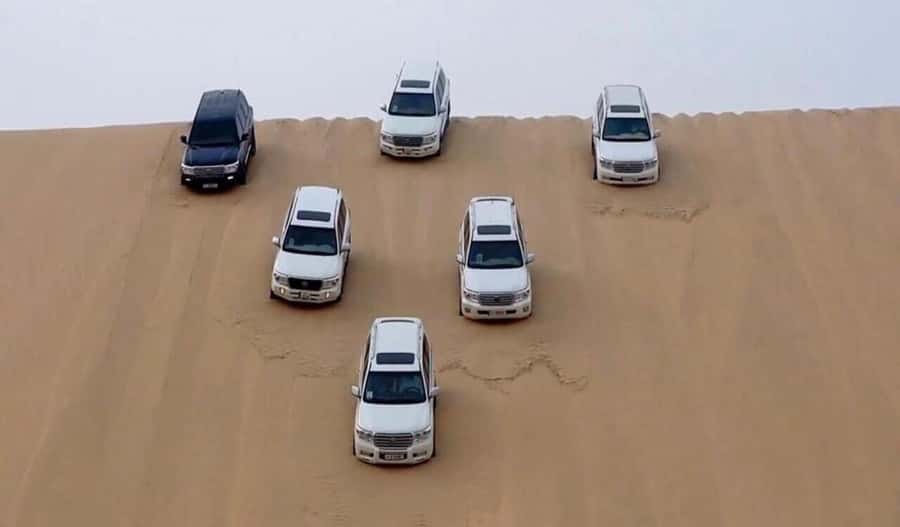 Desert Safari, Dunes Ride, Sand Boarding & Inland Sea Tour - The 4x4 ride across Qatar’s dunes