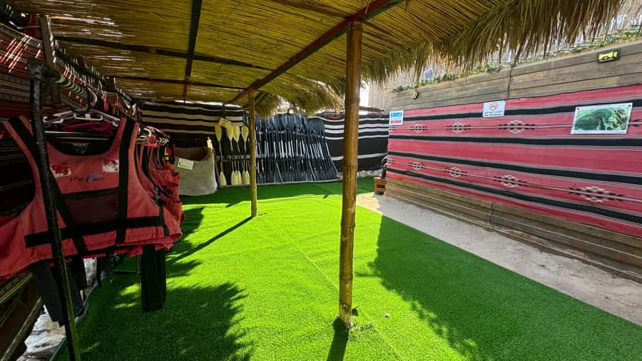 Discover Purple Island | Guided Mangrove Kayaking Experience - Tea, shade, and sunset at camp