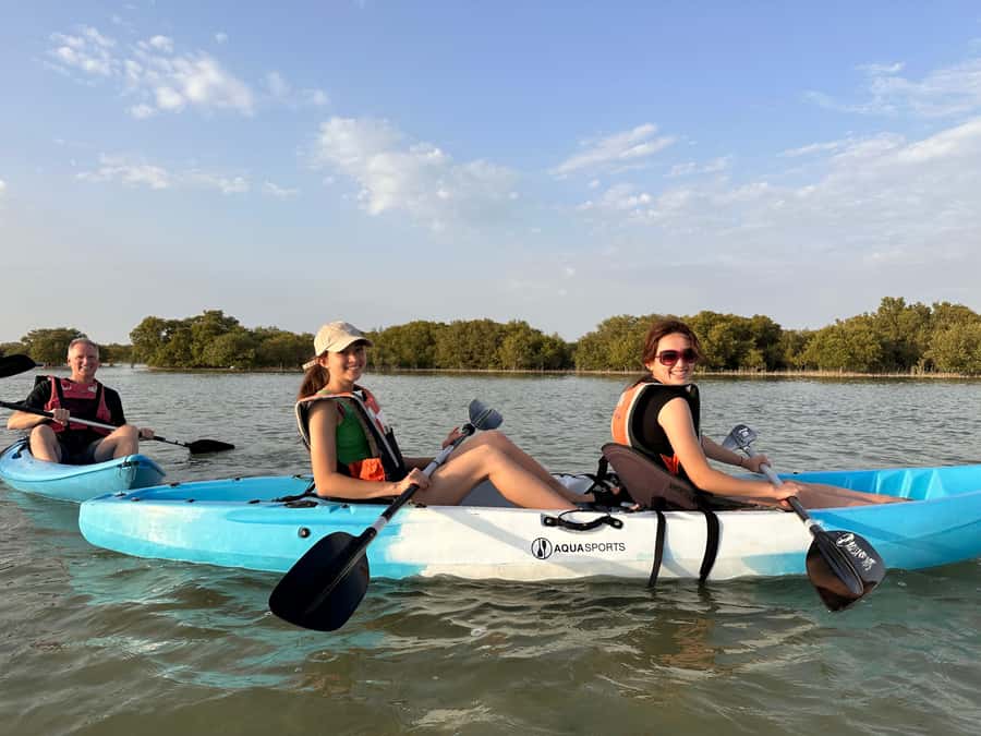 Discover Purple Island | Guided Mangrove Kayaking Experience - Getting to AquaSports Qatar’s eco camp