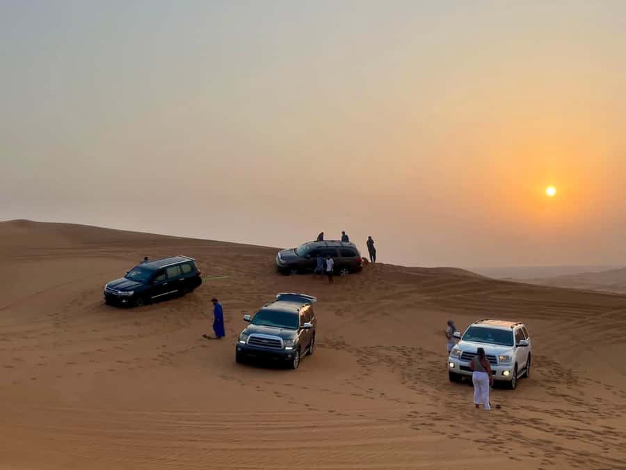 Doha Activities: Desert Safari, Dune Bashing & Inland Sea - One hundred minutes of sand, speed, and board time