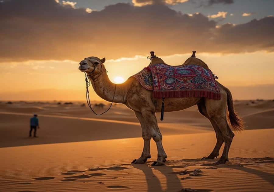 Doha Adventure Quad Bike Safari, Camel Ride & Refreshments - Taking control of the quad bike