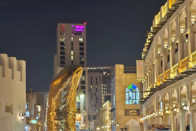 Doha All Inclusive Night City Tour with Traditional Dhow Boat - The dhow ride: a short view from the water