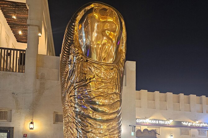 Doha All Inclusive Night City Tour with Traditional Dhow Boat - Lusail and the I Love Lusail Statue