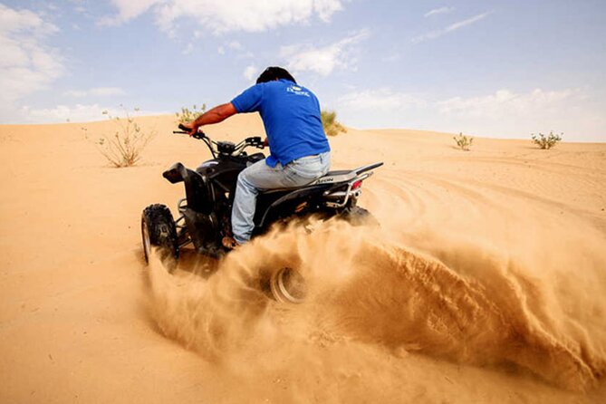 Doha ATV Quad Bike Adventure in the Middle of Desert Qatar - One hour of quad biking on a designated track