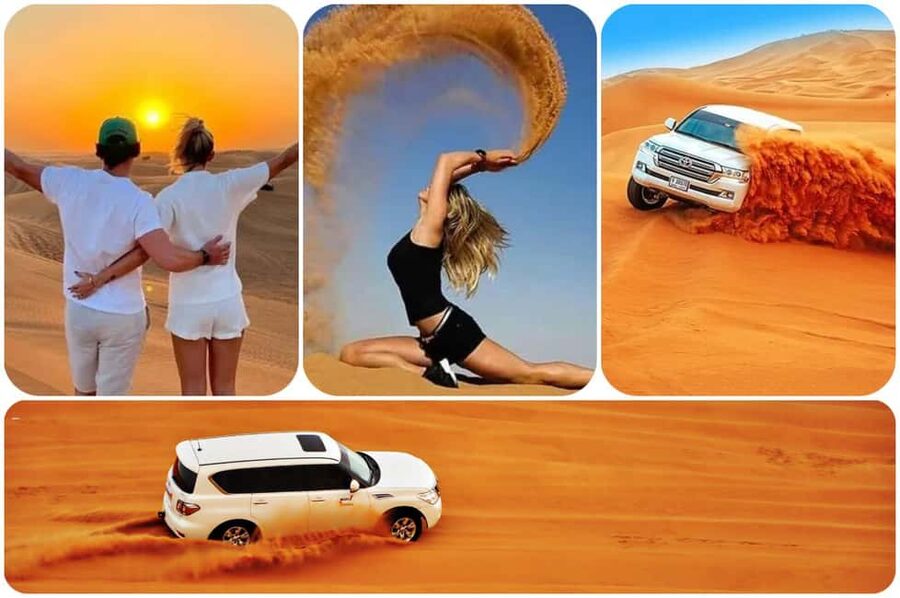 Doha:ATV,Quad or Buggy Dune Bashing,CamelRide & Sandboarding - Tea, camels, and a short cultural pause