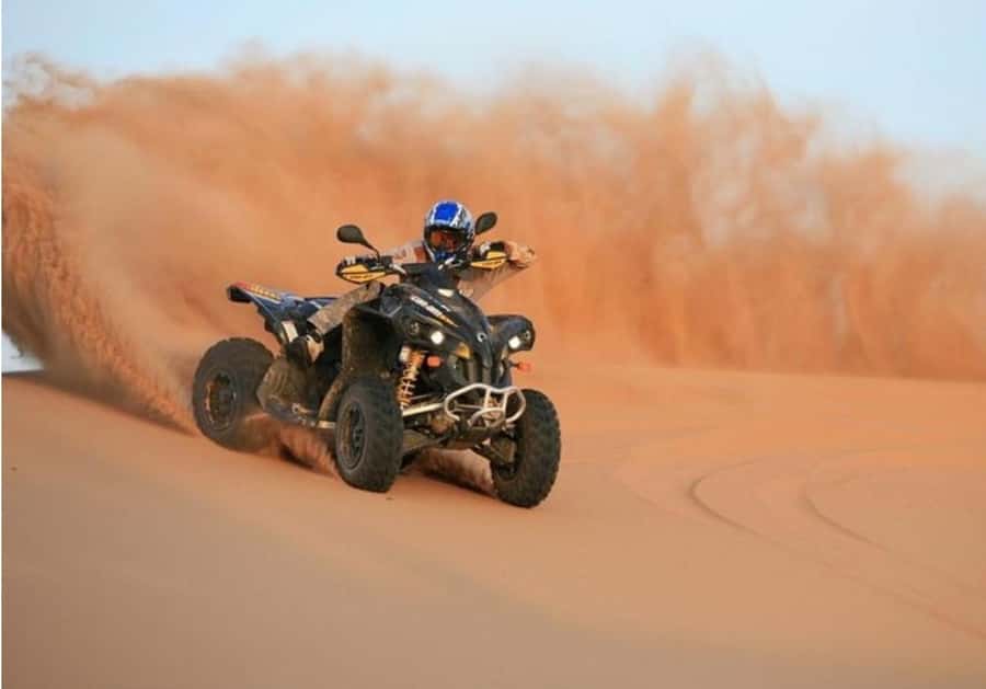 Doha:ATV,Quad or Buggy Dune Bashing,CamelRide & Sandboarding - The Inland Sea and Qatar’s southern desert