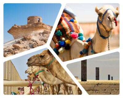 Doha Camel Race Track & Richard Serra Desert Sculpture Tour