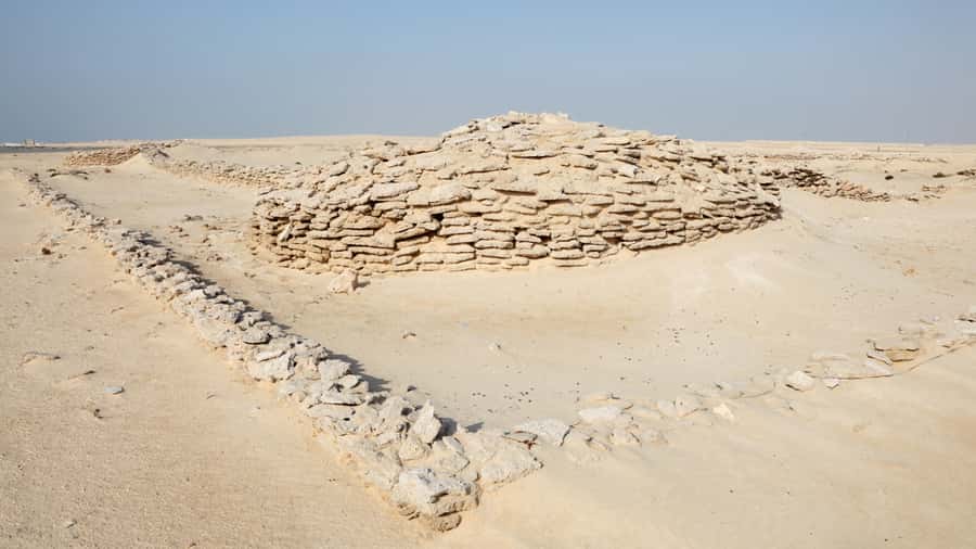 Doha Camel Race Track & Richard Serra Desert Sculpture Tour - Mushroom Rock and Qatar’s wind-shaped geology