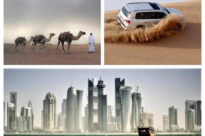 Doha Combo City And Half Day Desert Safari Tour No Hidden cost - Pickup and the private 4WD setup