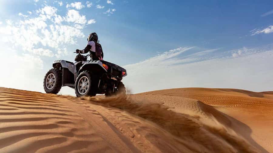 Doha: Combo Private Tour of Desert Safari with ATV Ride - Dune bashing with a careful driver