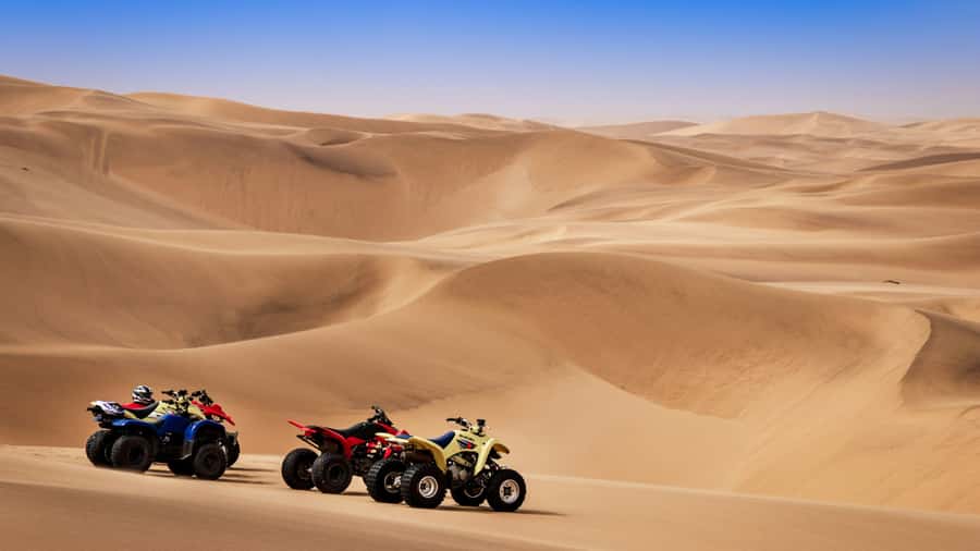 Doha: Combo Private Tour of Desert Safari with ATV Ride - Sandboarding for a more hands-on thrill