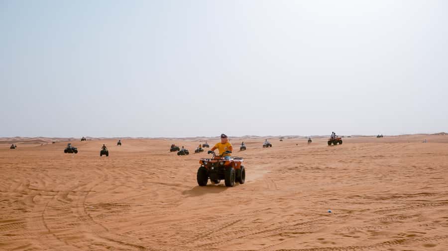 Doha: Combo Private Tour of Desert Safari with ATV Ride - Camel rides and falcon photos need clarification