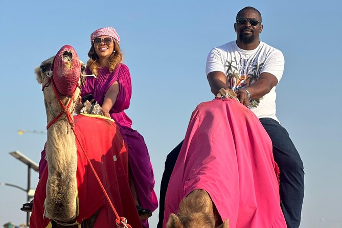 Doha Delights City Tour with Desert Safari and Inland Sea Visit - Pearl Island shows Doha’s luxury side