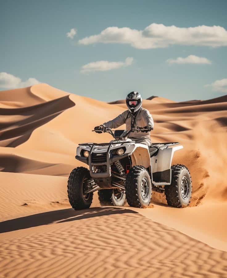 Doha: Desert All Activities ATV Quad Bike, Dune Bashing - Timing, comfort, and what to pack