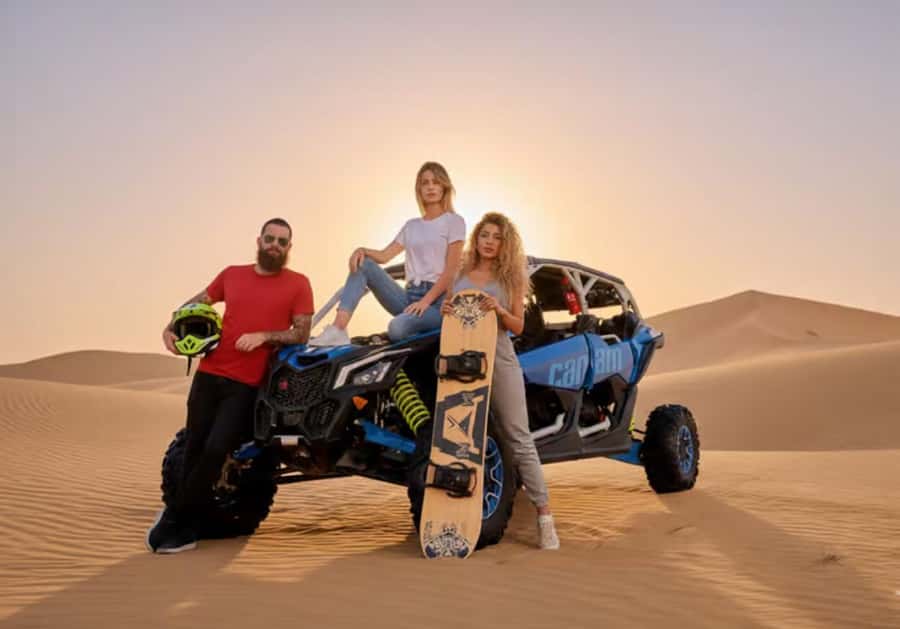 Doha: Desert Buggy Ride, Camel Ride, Dune Bashing, Sandboard - Dune bashing with an experienced 4x4 driver