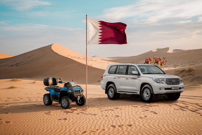 Doha Desert Quad Bike adventure with group, and Sand dune Driving - Key points to know before you book