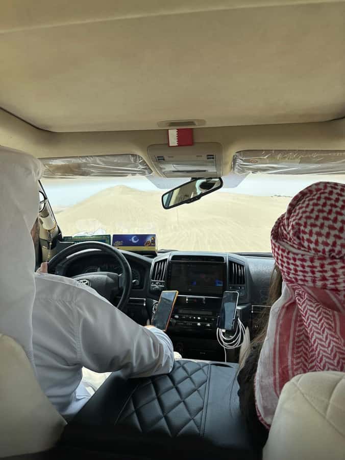 Doha: Desert Safari, Adventure, Sandboarding and Camel Ride - Khor Al Adaid, where the dunes meet the sea