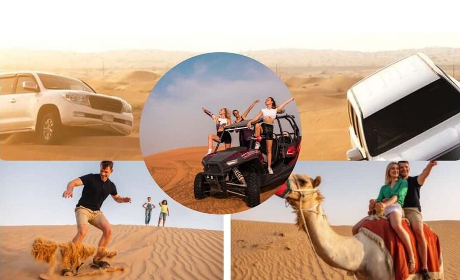 Doha: Desert Safari, Camel Ride, Dune Bashing & Inland Sea - Dune bashing across the open sand