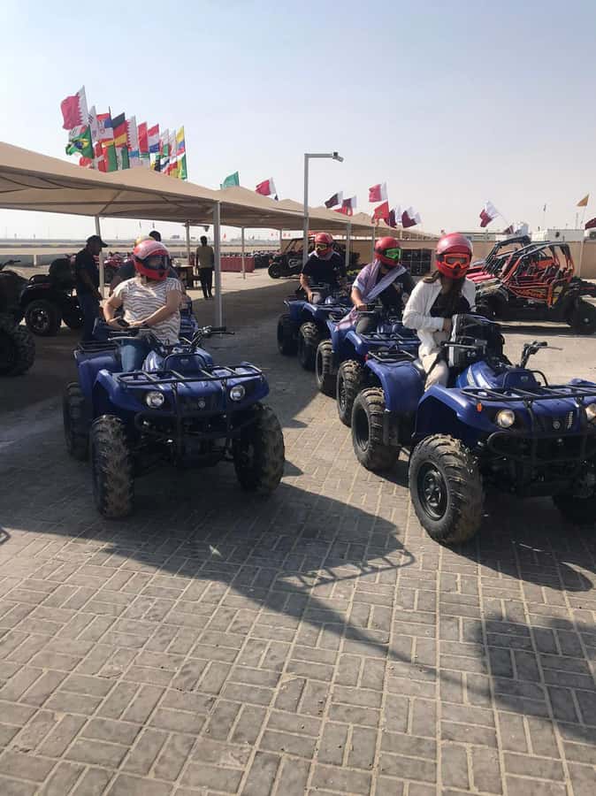 DOHA: Desert safari +Dune Bashing, Camel ride & Quad bikes - Dune bashing at the Inland Sea