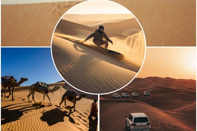Doha Desert Safari Dune Bashing Camel Ride Sandboarding - From Doha to Mesaieed in about 45 minutes