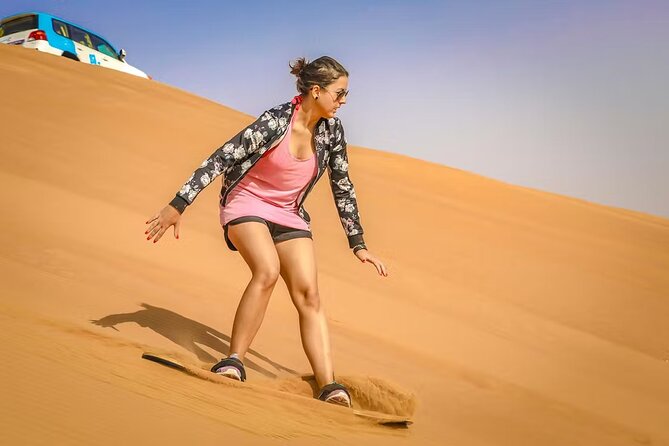 Doha: Desert Safari: Dune Bashing, Quad Bikes & Camel Rides - Quad biking and tea at Sealine Beach