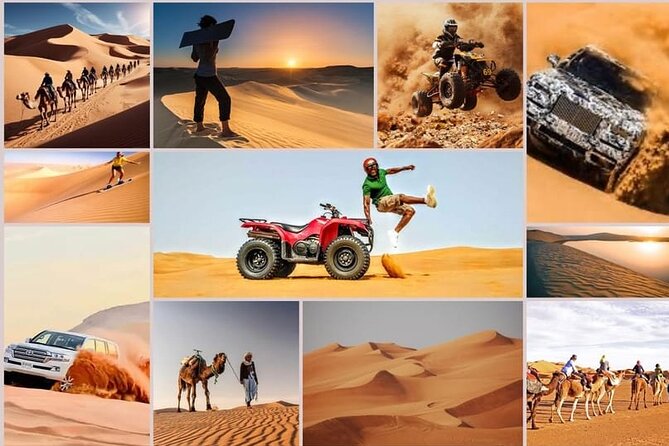 Doha: Desert Safari: Dune Bashing, Quad Bikes & Camel Rides - A short camel ride with time for photos