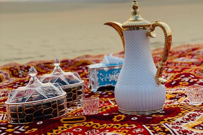 Doha Desert Safari: Dunebashing, Camel, Sandboarding & Inland Sea - The tyre-pressure stop before dune bashing