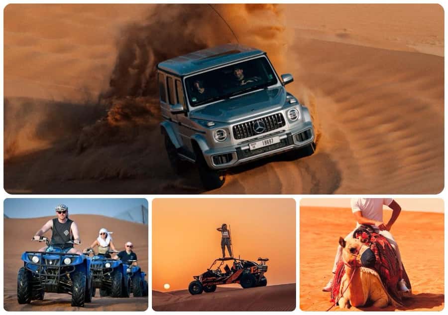 Doha: Desert Safari Experience – Quad Bike, Buggy/Camel Ride - A busy half-day that favors variety
