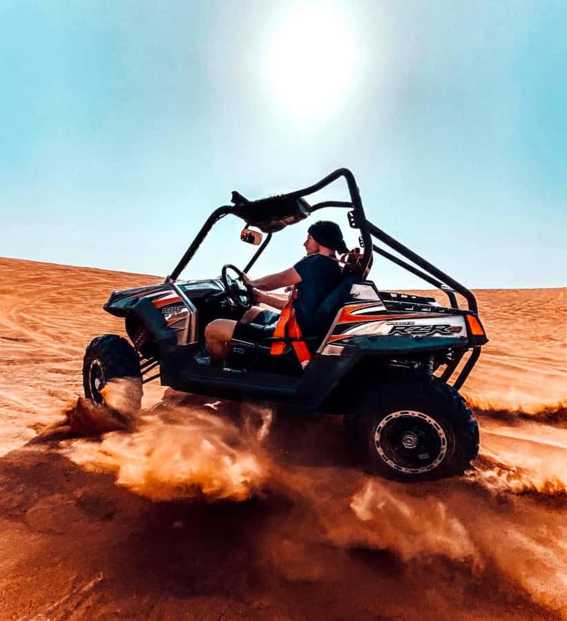 Doha: Desert Safari Experience – Quad Bike, Buggy/Camel Ride - Sandboarding on the smooth slopes