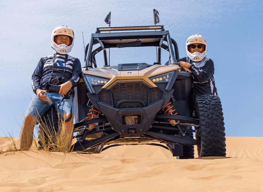 Doha: Desert Safari, Quad Biking, Sand Boarding & Camel Ride - One hour of dune bashing in a 4WD Toyota