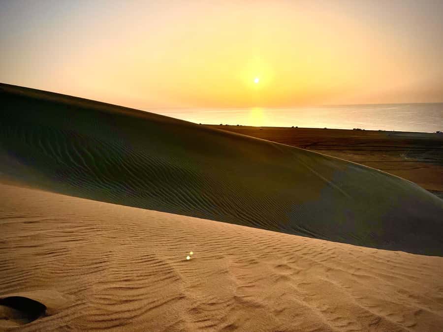 Doha: Desert Safari Sunrise Tour/Sunset Tour - The second dune-bashing run and final photos