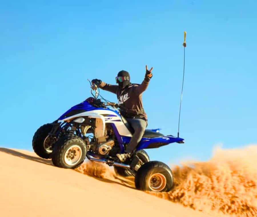 Doha: Desert Safari with Camel Ride and Quad Bike and Buggy - Dune Bashing Across the Golden Ridges