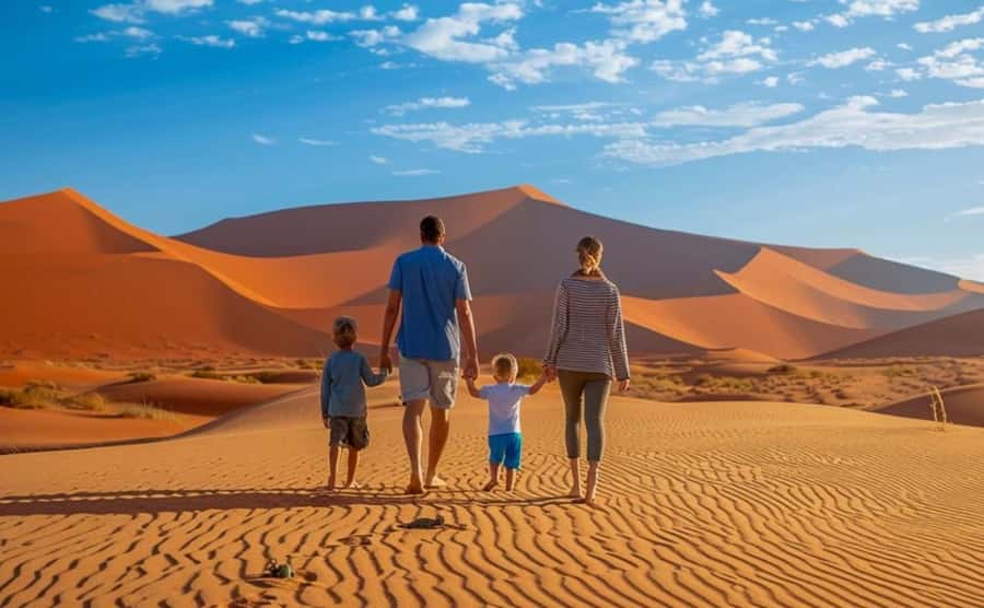 Doha: Desert Safari with Camel Ride Family Friendly Tour - Camels, falcons, and your first taste of desert life