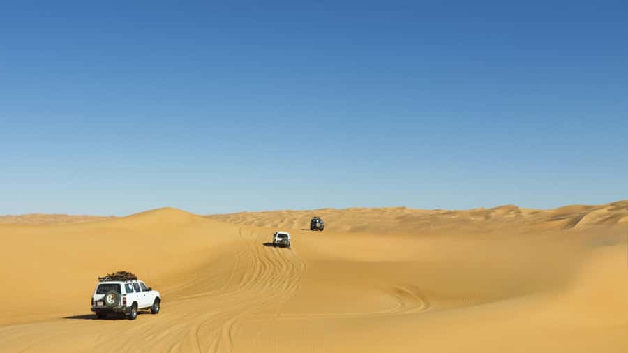 Doha: Desert Safari with Dune Bashing and Inland Sea - Sandboarding for a change of pace