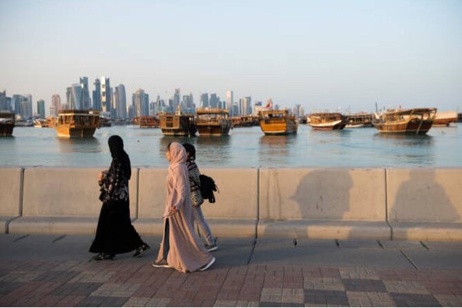 Doha Discovery Create Your Own Adventure Customizable City Tour - Box Park and 974 Stadium from outside