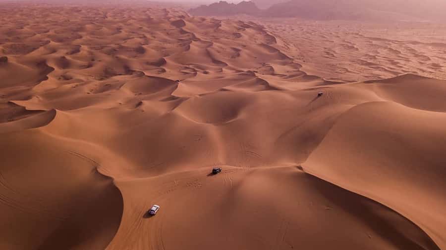 Doha: Dune Bashing Safari, Falcon, Camel, ATV, Sandboarding - Dune bashing across Qatar’s high dunes