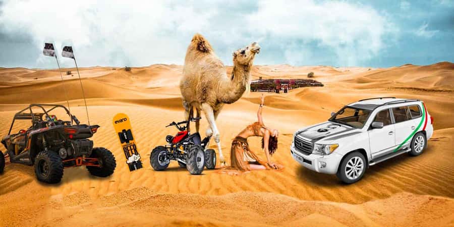 Doha : Full day Combo Tour to Doha City And Desert Safari - Dune bashing, camels, and sand boarding