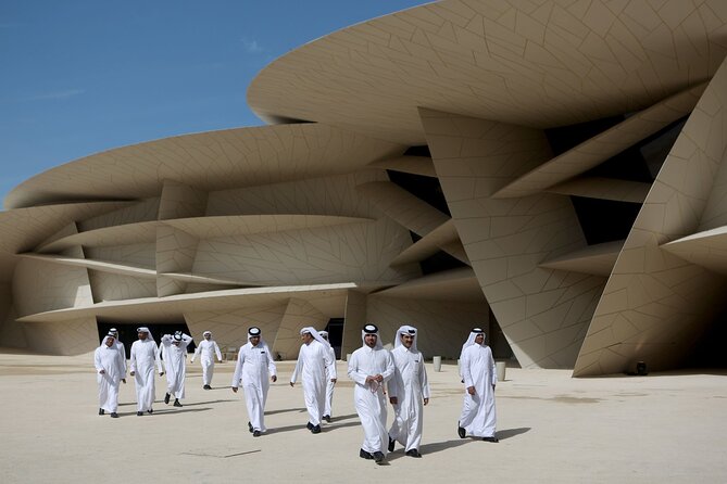 Doha Guided City Tour Souq Waqif, Katara, Pearl Qatar - National Museum of Qatar: a major building in a short visit