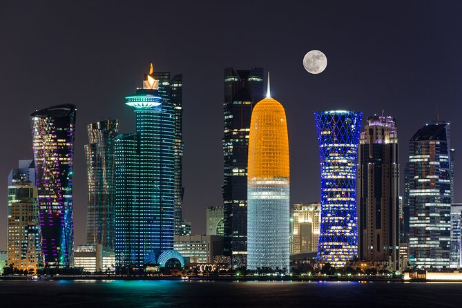 Doha Guided Night City Tour Souq Waqif, Katara, Pearl Qatar - West Bay and Doha’s illuminated skyline