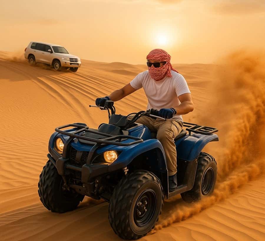 Doha: Half Day Desert Safari, Dune Bashing, Camel Ride - Sandboarding at the dunes