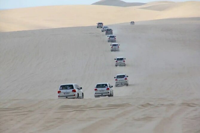 Doha Half Day Desert Safari Dune Bashing CamelRide & Sandboarding - Sealine Beach and the inland sea