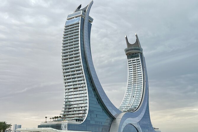 Doha Highlights Guided Tour With Dhow Cruise - West Bay’s modern skyline from the road