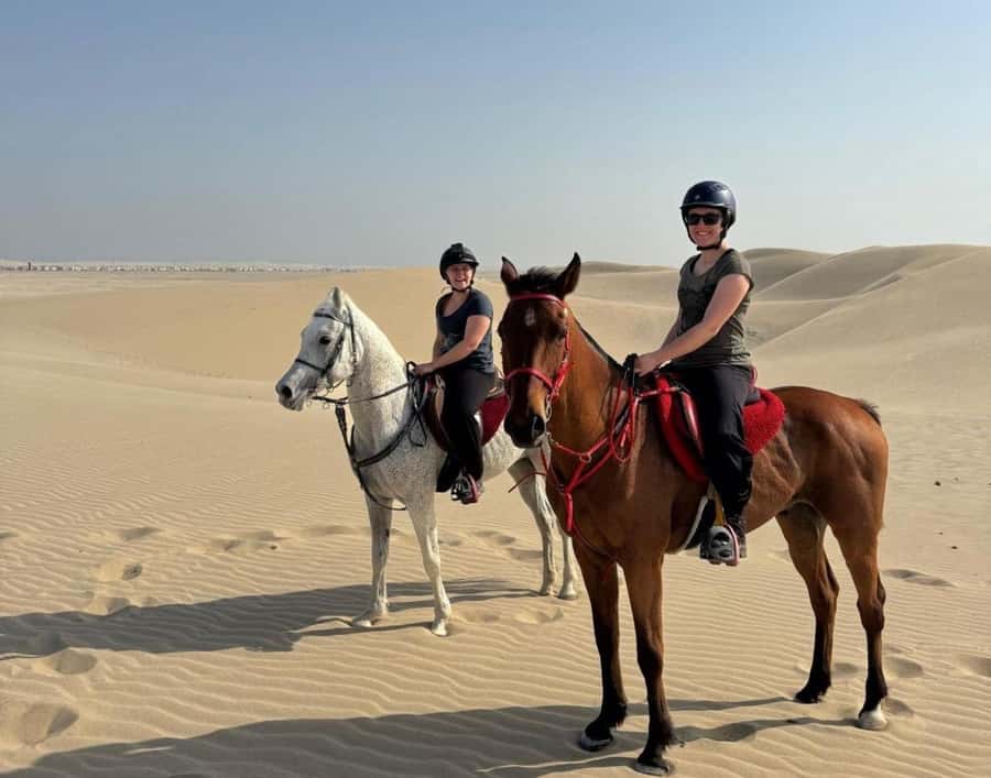 Doha : Horse Riding Tour With Transfer - Safety instruction before the ride