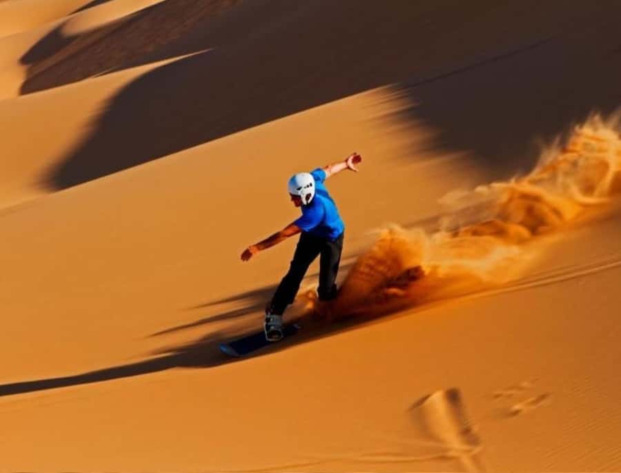 Doha : Inland Sea Desert Safari ,Camel Ride & Sandboarding - Who will enjoy this safari most?