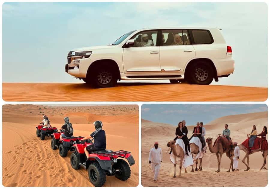 Doha: Inland Sea Desert Safari with Sunset & Sunrise Views - Sandboarding on the golden dunes