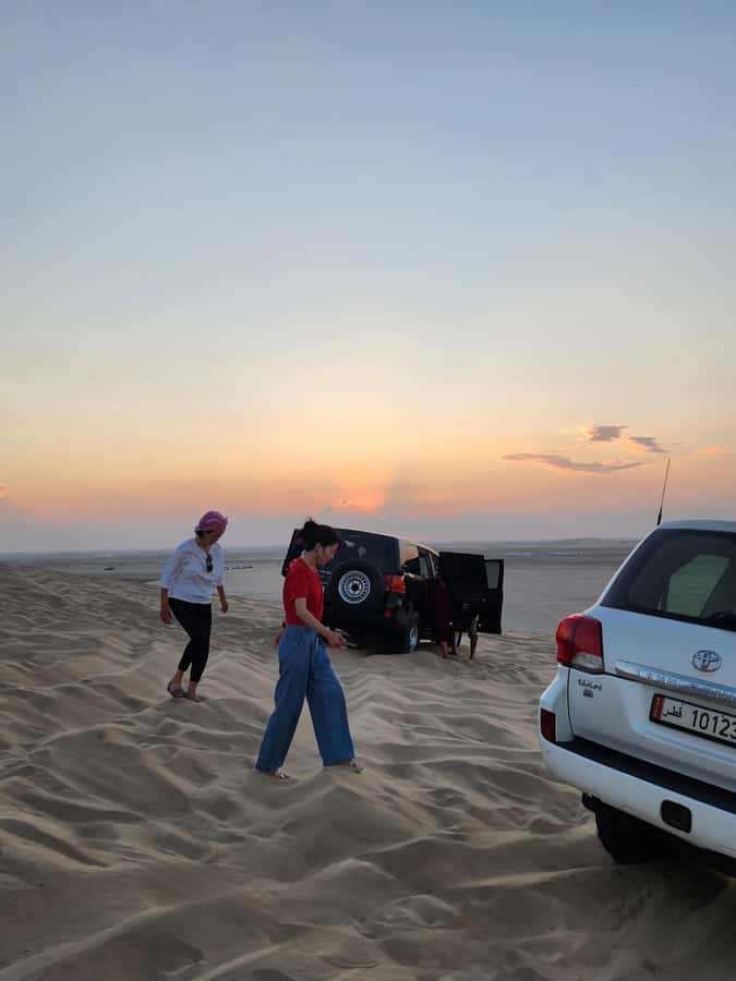 Doha: inland sea Tour With Dune Bashing &Sandboarding fun - What the $28 price really covers
