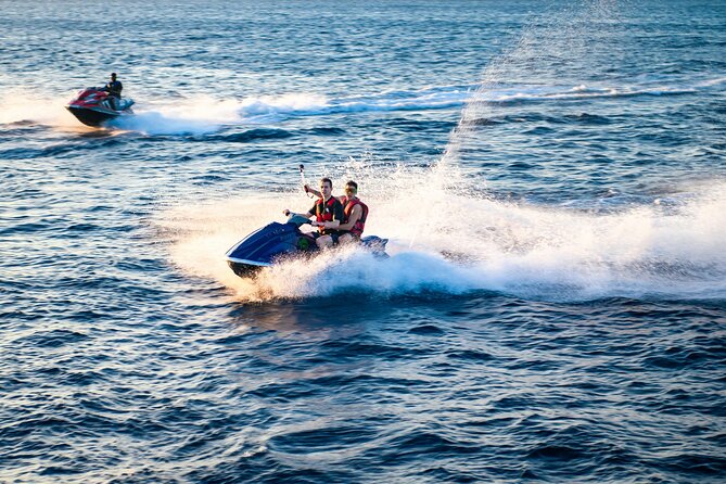 Doha: Jet Ski to Skyline with View of Katara and Pearl Qatar - Katara, The Pearl, and the changing coastal view