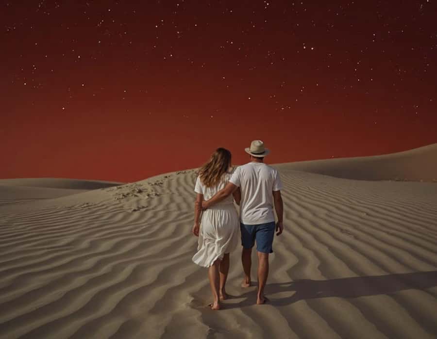 Doha : Night Desert Safari with Dune Bashing & Stargazing - Stargazing and the First Light of Dawn